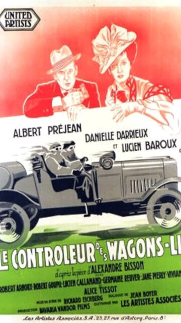 Le Controleur des Wagons-Lits Vintage Movie Poster Mobile Wallpaper