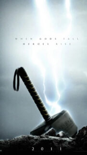 Marvel Thor Mjolnir Lightning Storm Phone Wallpaper