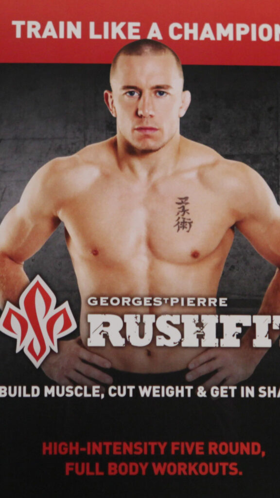Georges St-Pierre Rushfit Official Fighter Mobile Wallpaper