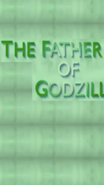 Green The Father of Godzill Text Design Mobile Wallpaper