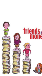 Friends and Money Wealth Inequality Concept Mobile Wallpaper