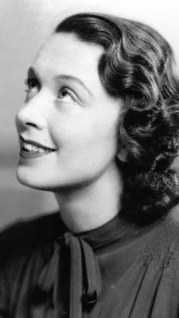 Vintage Classic Hollywood Actress Portrait Mobile Wallpaper