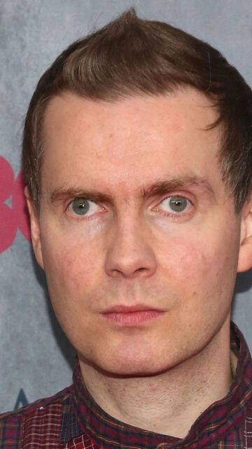 Close-up Portrait of a Man Wearing a Plaid Shirt Mobile Wallpaper