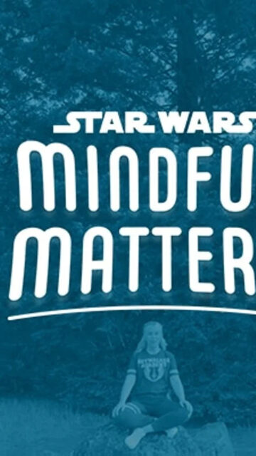 Star Wars Mindful Matter Girl Meditation Mobile Wallpaper