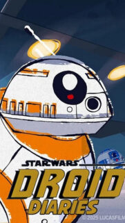 Star Wars BB-8 and R2-D2 Droid Diaries Mobile Wallpaper
