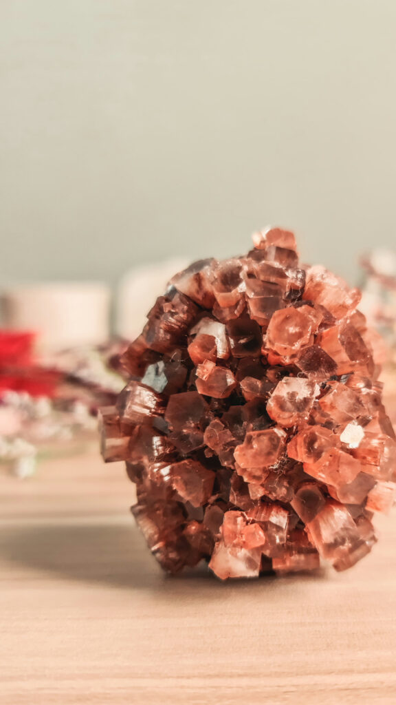 Healing Crystal Energy Cluster for Spiritual Grounding and Manifestation Wallpaper