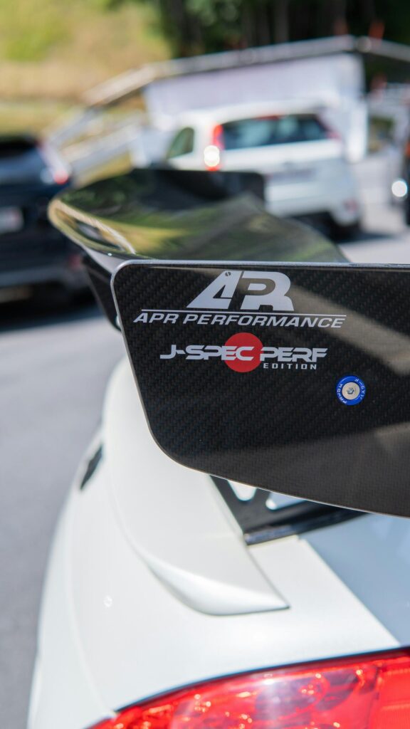Carbon Fiber APR Performance Rear Spoiler Car Detail Wallpaper