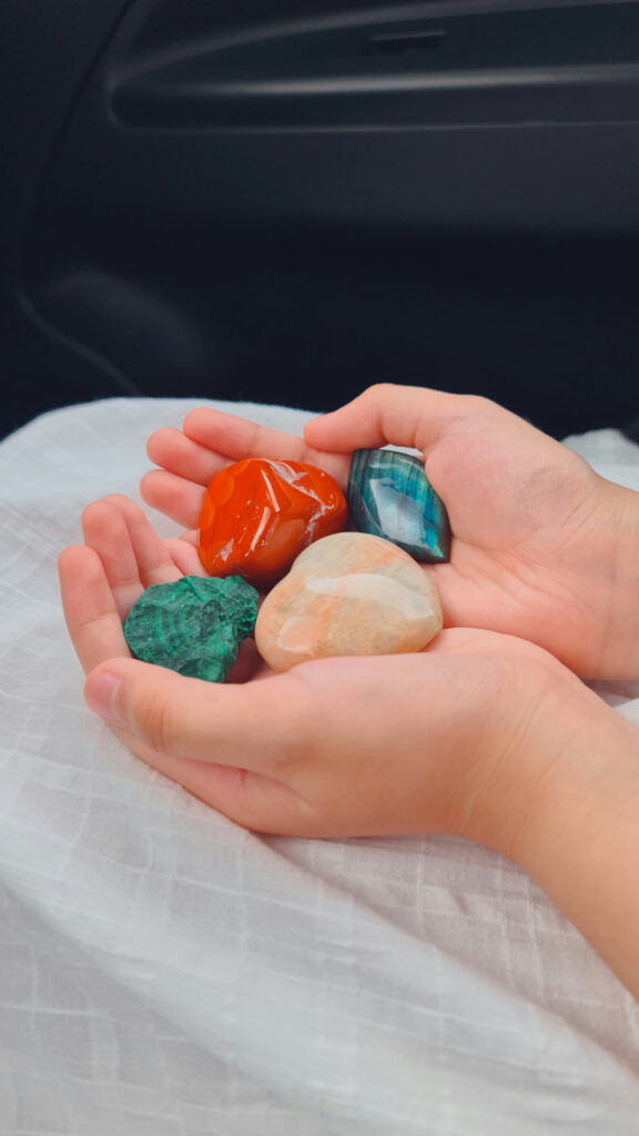 Healing Crystal Energy Stones Collection Spiritual Aesthetic Wallpaper