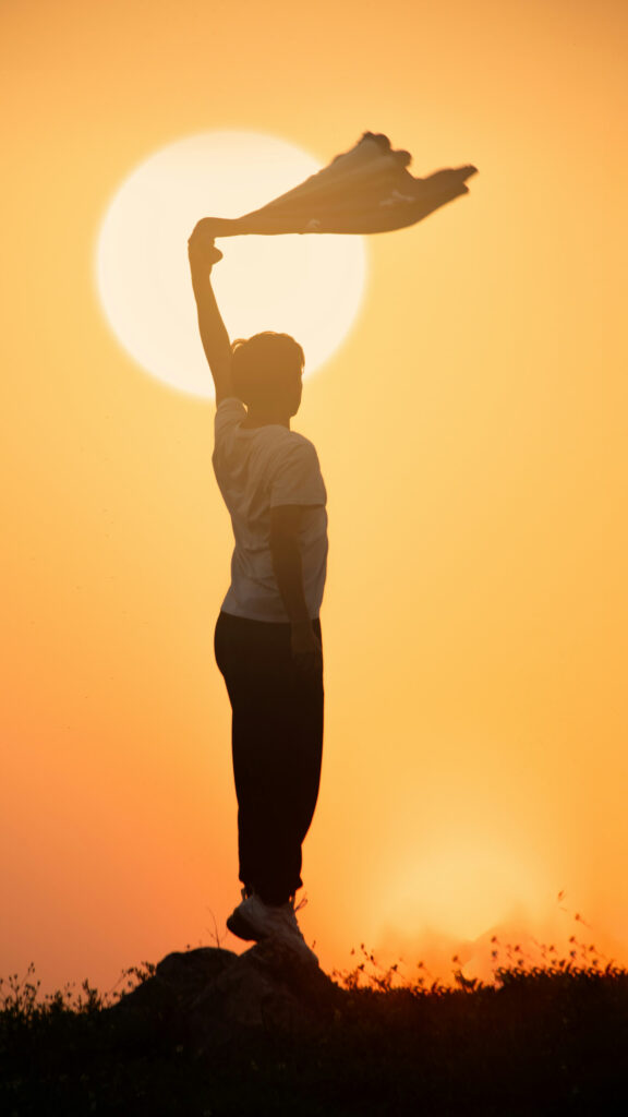 Success Mindset Golden Hour Manifestation and Achievement Wallpaper