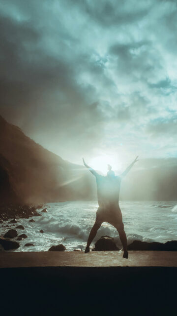 Manifestation Goal Aesthetic Silhouette Inspirational Spiritual Wallpaper