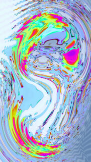 Vibrant Aura Energy Swirl Spiritual Art Abstract HD Wallpaper