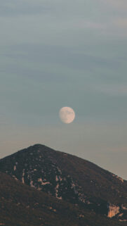 Waning Gibbous Moon Phase Spiritual Aesthetic Phone Wallpaper