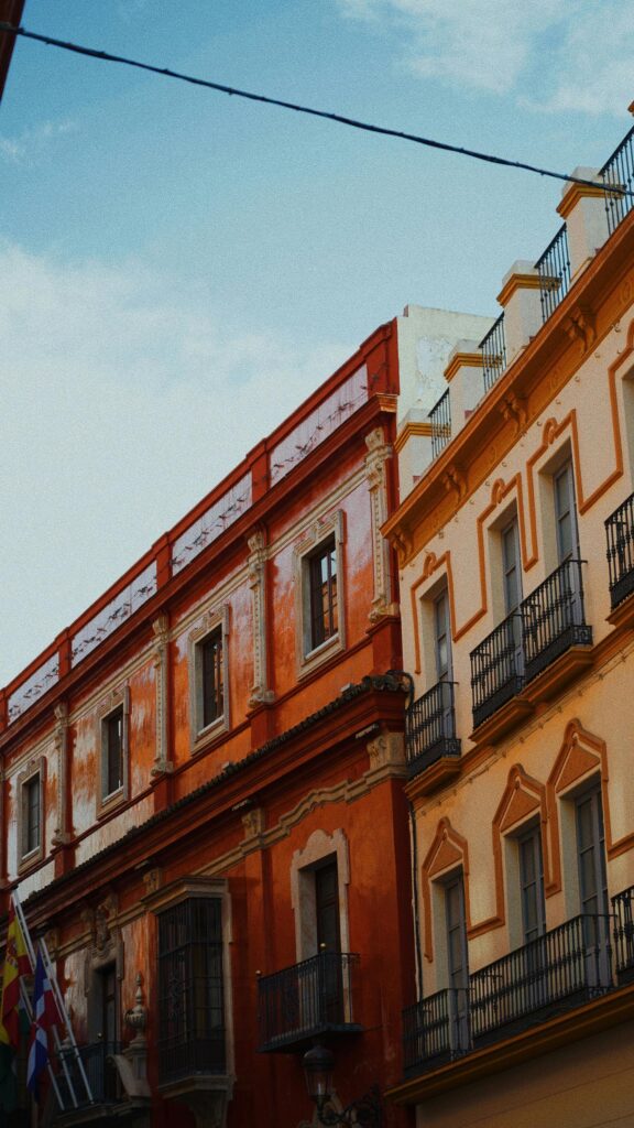 Stunning Spanish Colonial Architecture and Vibrant Facades Wallpaper