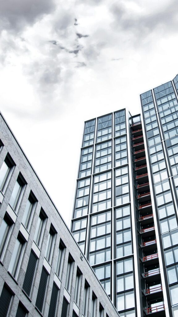 Modern Architectural Skyscraper View Mobile Wallpaper