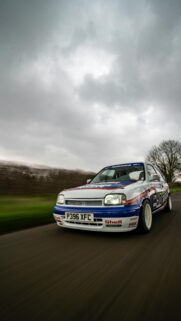 Nissan Micra Rally Car Motion Blur Action Automotive Wallpaper
