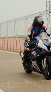 Professional Superbike Racer on Track High Definition Wallpaper