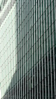 Modern Architectural Glass Skyscraper Geometric Facade Wallpaper