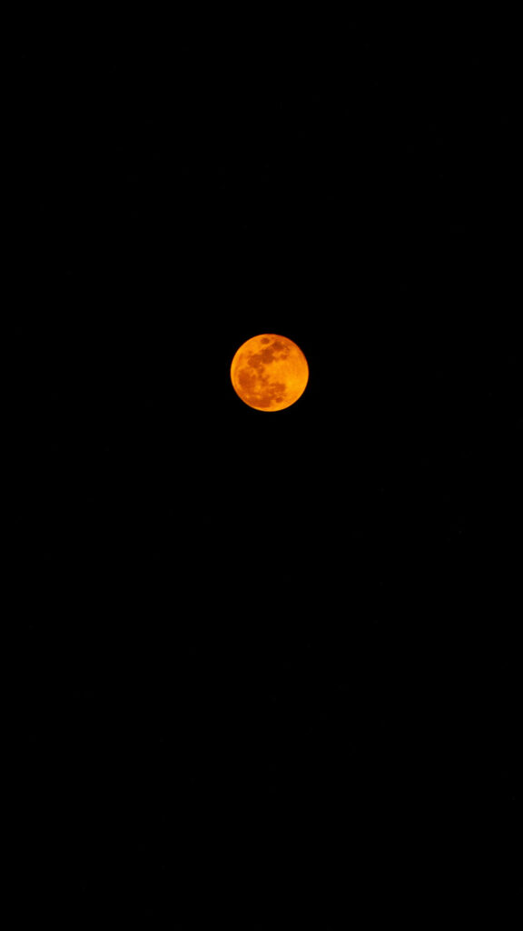 Mystical Harvest Moon Full Moon Aesthetic Celestial Energy Wallpaper