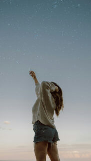 Celestial Connection Manifestation and Soul Alignment Aesthetic Wallpaper