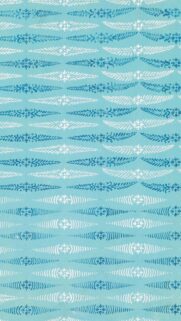 Minimalist Blue Floral Pattern Mobile Background Wallpaper