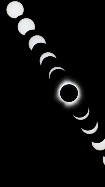 Solar Eclipse Moon Phase Spiritual Transformation Energy Wallpaper