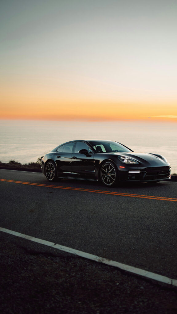 Luxury Porsche Manifestation Vision Board Success Phone Wallpaper
