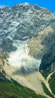 Majestic Snowy Alpine Mountain Peak Vertical 4K Phone Wallpaper