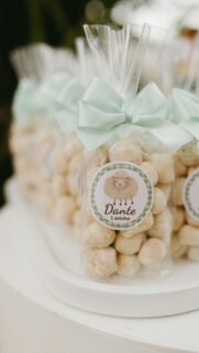 Cute Baby Sheep Birthday Party Favor Treat Bag 4K Wallpaper