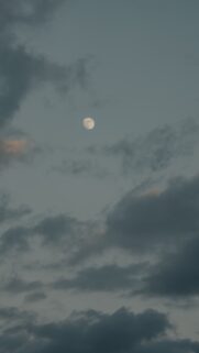 Waning Gibbous Moon Spiritual Energy Aesthetic Mobile Wallpaper