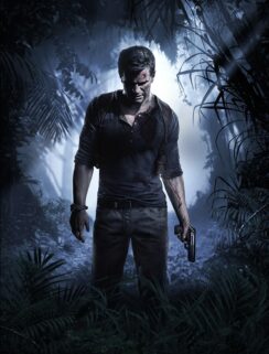 Uncharted Action Character Jungle Mobile Wallpaper