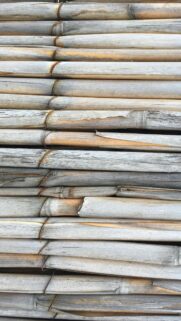 Rustic Natural Bamboo Reed Fence Texture Mobile Wallpaper