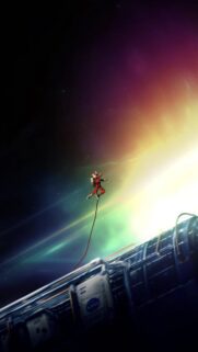 Project Hail Mary Wallpaper 4K – Ryland Grace and Rocky Space Adventure Mobile Background