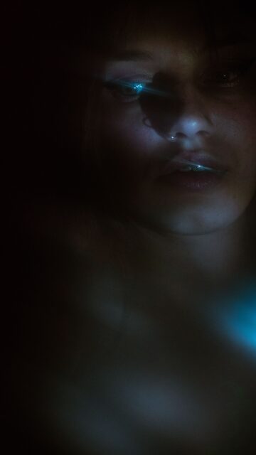 Mystical Blue Aura Glow Spiritual Energy Aesthetic Phone Wallpaper