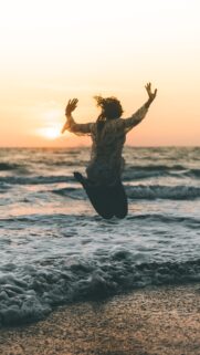 Abundance Mindset and Joyful Manifestation Vision Board Wallpaper