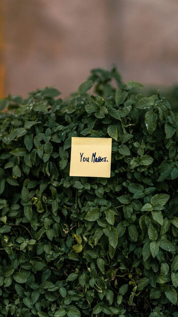 You Matter Daily Affirmation Manifestation and Self Love Motivation Wallpaper
