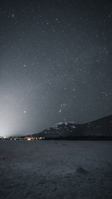 Orion Constellation Winter Night Sky Celestial Energy Phone Wallpaper