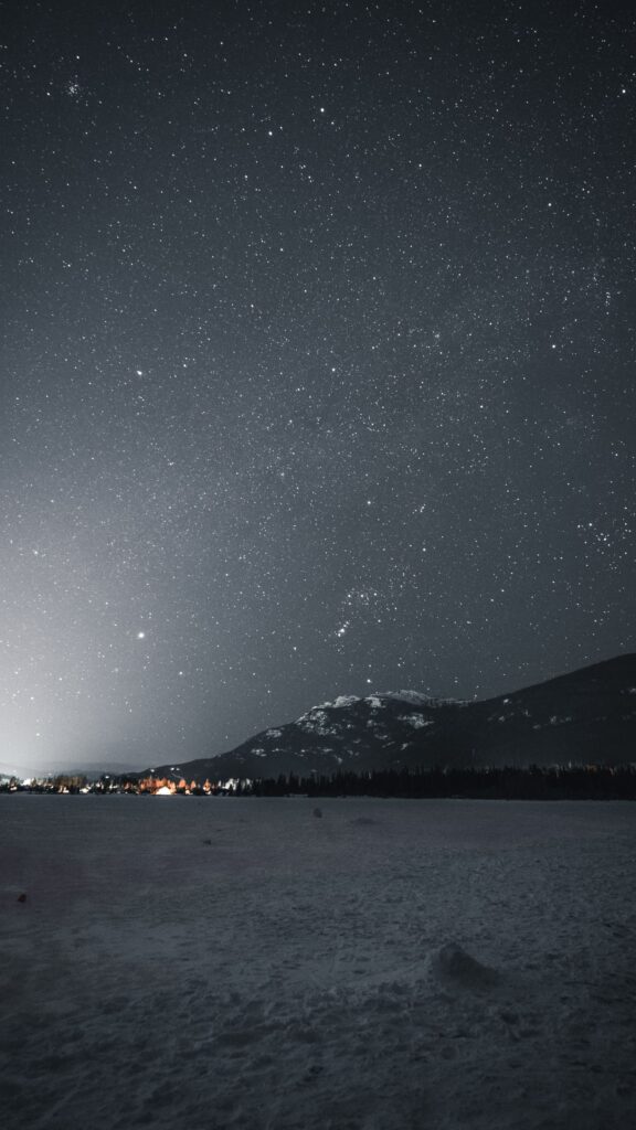 Orion Constellation Winter Night Sky Celestial Energy Phone Wallpaper