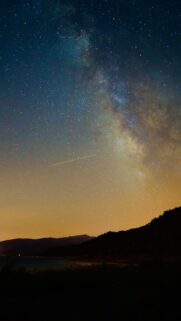 Cosmic Milky Way Galaxy and Celestial Starlight Manifestation Wallpaper