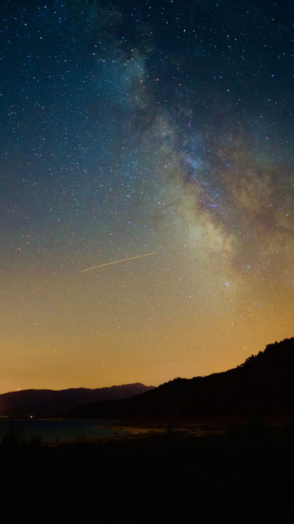 Cosmic Milky Way Galaxy and Celestial Starlight Manifestation Wallpaper