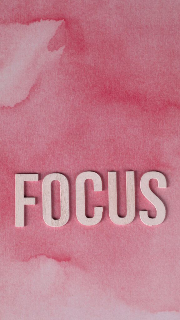 Focus Affirmation Vision Board Aesthetic Spiritual Wallpaper