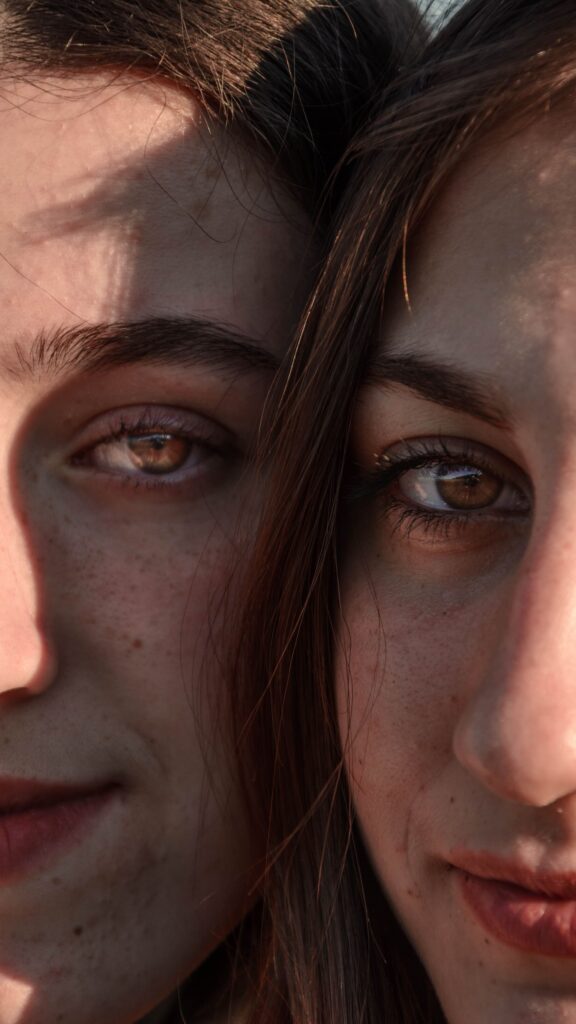 Gemini Zodiac Twin Soul Reflection Aesthetic HD Mobile Wallpaper
