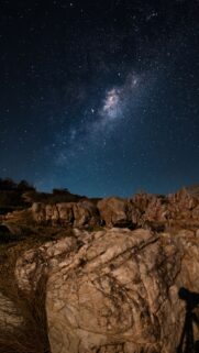 Milky Way Galaxy Celestial Energy and Stardust Spiritual Wallpaper