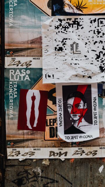 Edgy Rebellion Vision Board Aesthetic for Manifestation and Empowerment Wallpaper