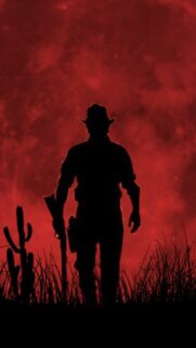Red Dead Redemption 2 Arthur Morgan 4K Mobile Gaming Wallpaper – Stunning Western Landscape