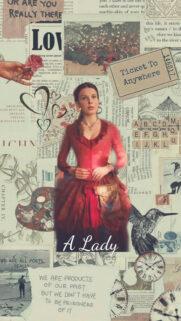 Enola Holmes Vintage Aesthetic Collage Mobile Wallpaper