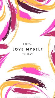 I Will Love Myself Today Spiritual Affirmation Aesthetic Phone Wallpaper