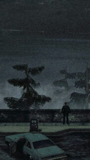 James Sunderland Standing by Toluca Lake Mobile Wallpaper