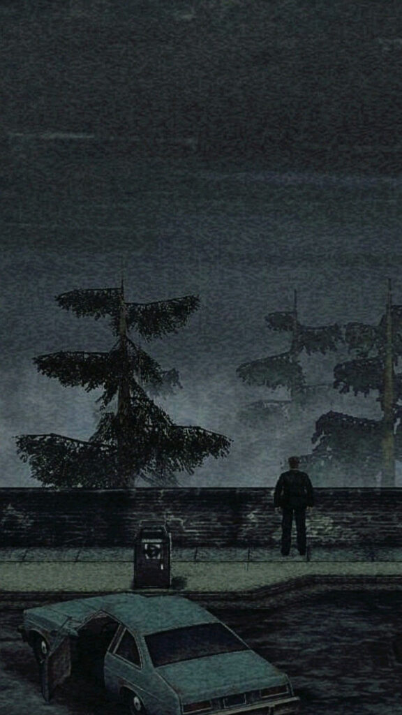James Sunderland Standing by Toluca Lake Mobile Wallpaper