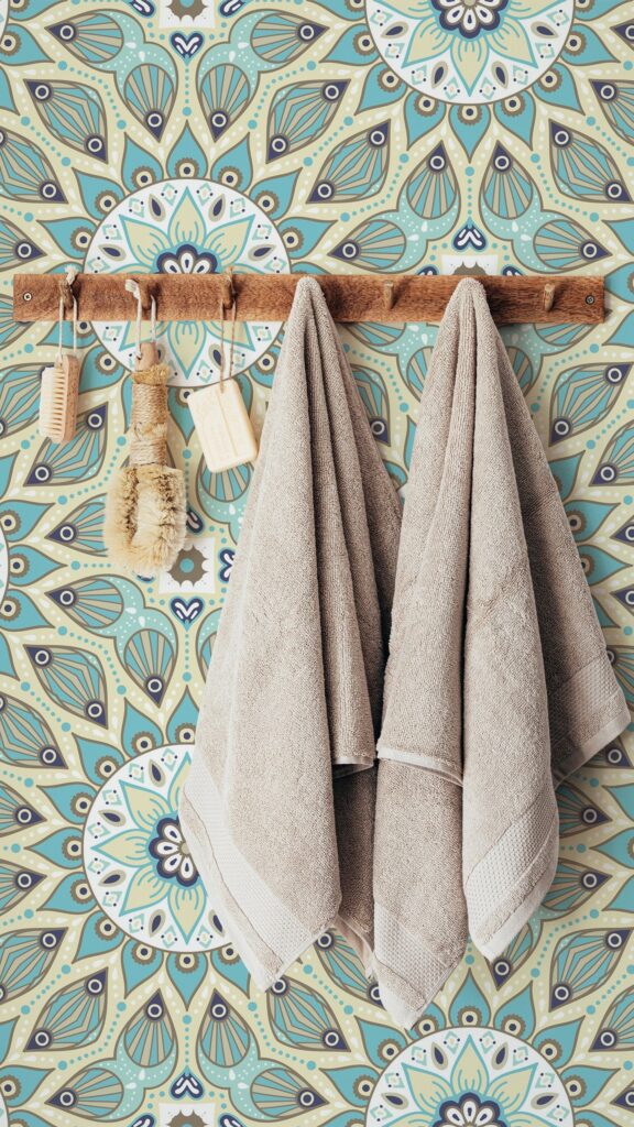 Bohemian Mandala Spiritual Energy Harmony for Home Interior Wallpaper