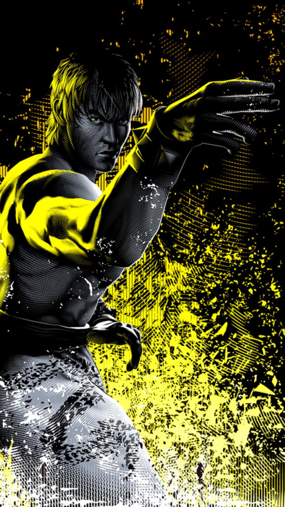 Hwoarang Tekken Dynamic Stance Vertical Mobile Wallpaper